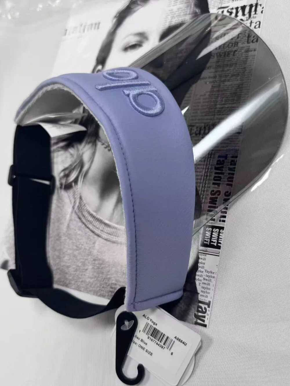 💜💙Alo Yoga Airlift Solar Visor Lilac Blue Tennis Golf Cap NWT